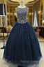 Ball Gown Formal Dresses With Jewel-embellished Bodice Long Elegant Prom Dresses