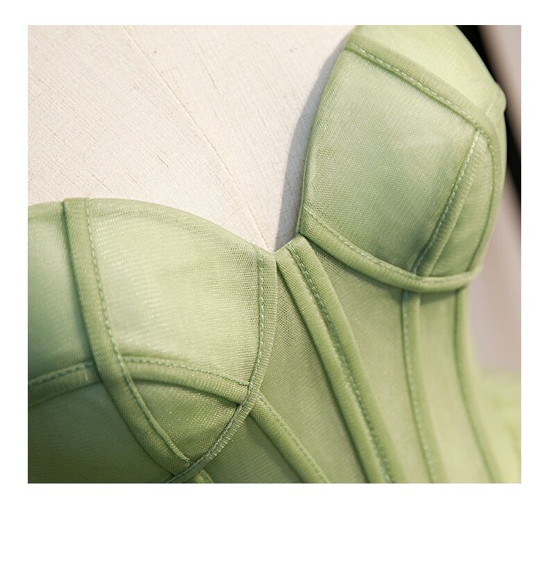 Ball Gowns Green Prom Dress Vintage Prom Dresses