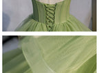 Ball Gowns Green Prom Dress Vintage Prom Dresses