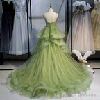 Ball Gowns Green Prom Dress Vintage Prom Dresses Lp1237