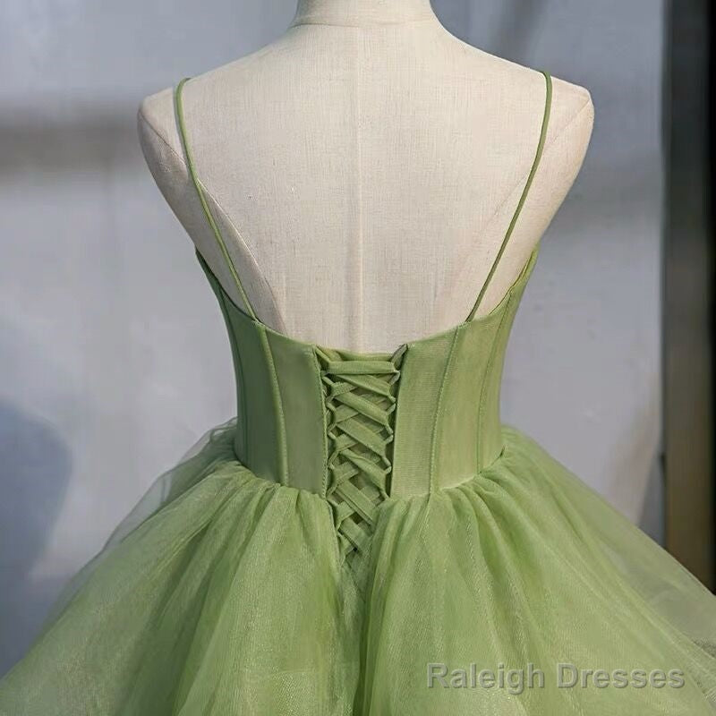 Ball Gowns Green Prom Dress Vintage Prom Dresses Lp1237