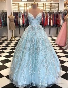 Ball Gown Lace Prom Dress,Charming Evening Dress,Prom Dresses Main image