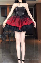 Ball Gown Party Dress Lolita Dress Christmas Dress Burgundy Birthday Dresses