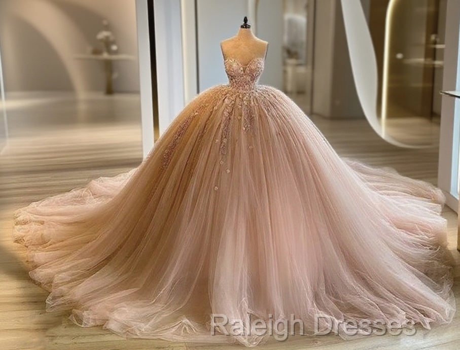 Ball Gown Pink Prom Dresses Quinceanera Dresses Ed600