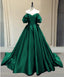 Ball Gowns Princess Satin Off The Shoulder Prom Dress