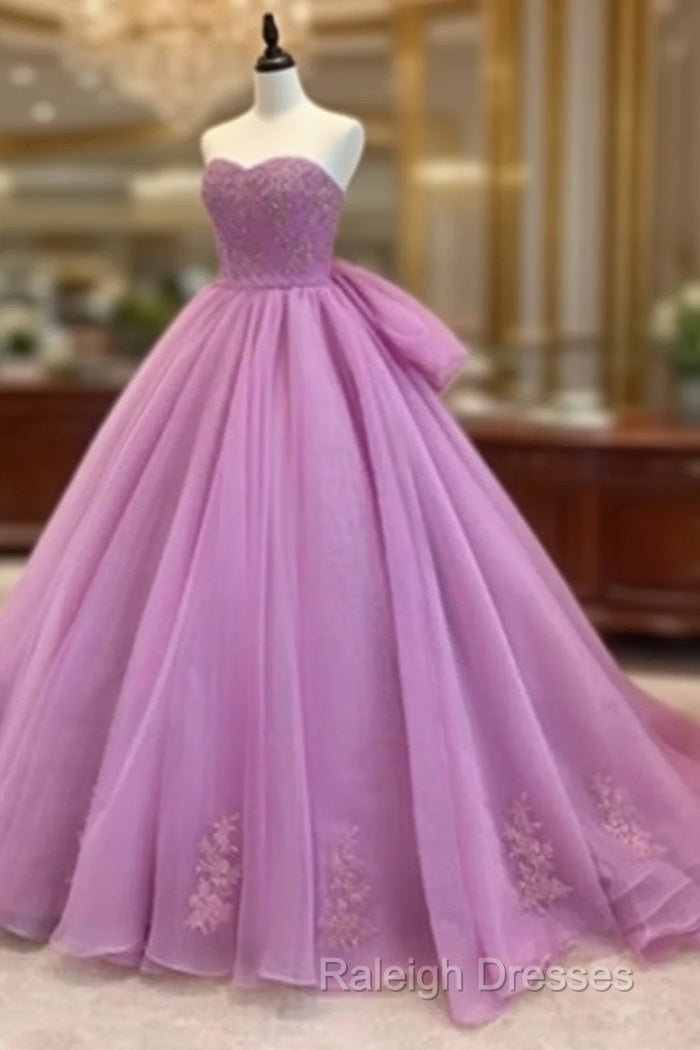 Ball Gown Prom Dress Floor Length Tulle Quinceanera Dress Main image