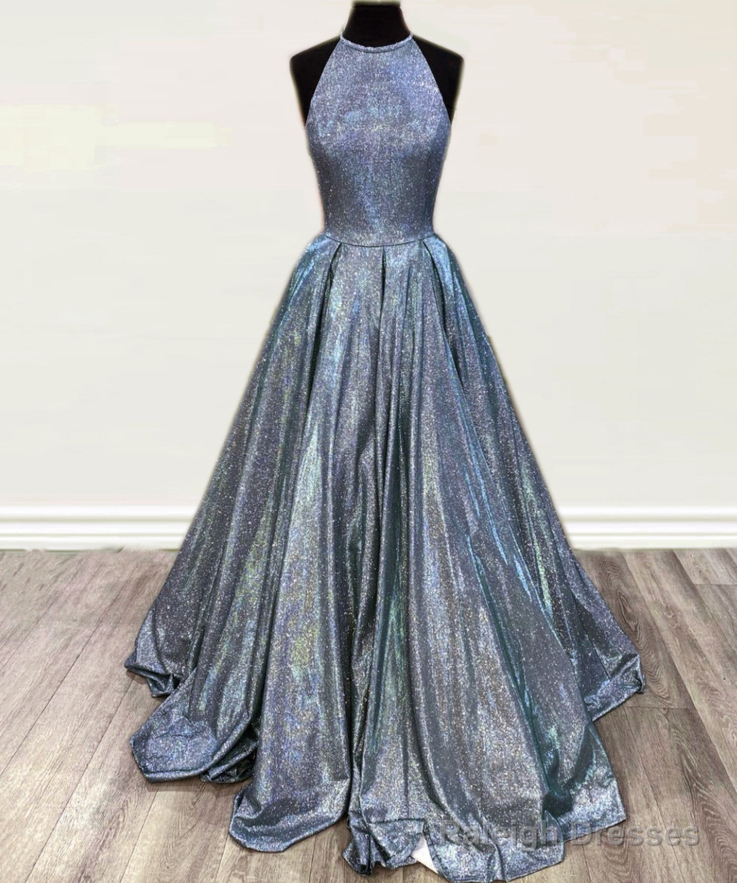 Ball Gowns Sparkly Dress Halter