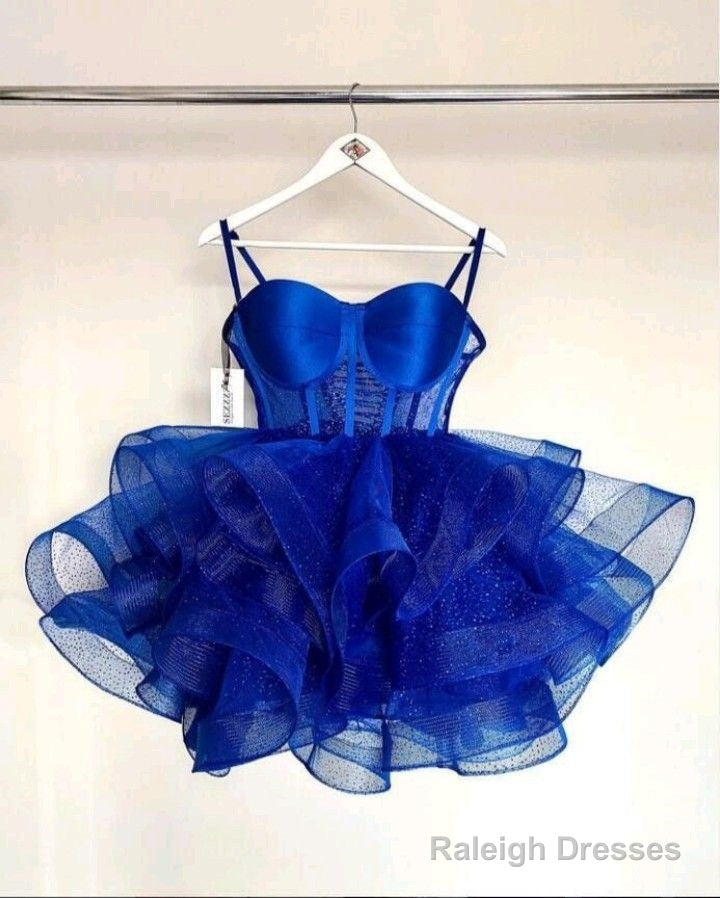 Ball Gowns Straps Royal Blue Birthday Dress Birthday Outfits