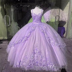Ball Gown Sweet 16 Dress Princess Quinceanera Dresses Lace Appliques Sweet 15 Party Prom Ball Gowns