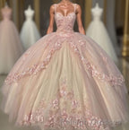 Ball Gown Sweet 16 Dress Princess Quinceanera Dresses Lace Appliques Sweet 15 Party Prom Ball Gowns