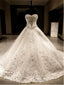 Ball-Gowns Sweetheart Sequin Cathedral Train Tulle Wedding Dress