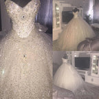 Ball Gown Wedding Dress Bling Bling Style