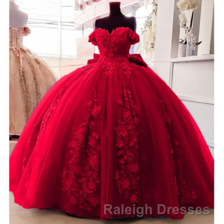 Beaded Princess Quinceanera Dresses with Big Bow Sweet 15 16 Ball Gown