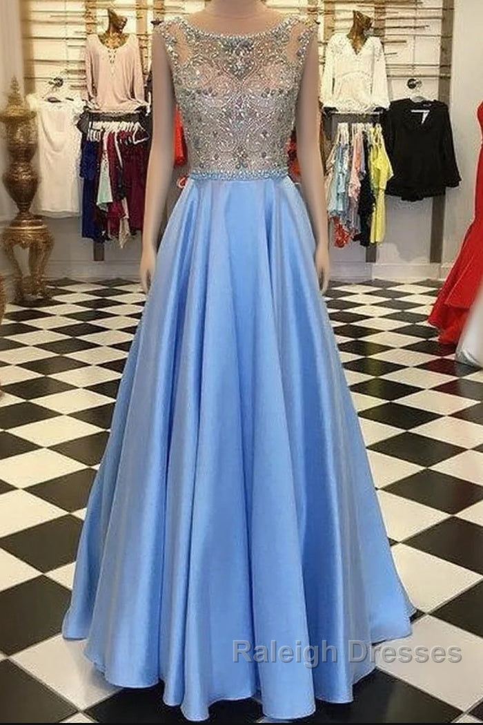 Beading Long Prom Dress,Prom Dresses,Pageant Dress,Evening Dress,Ball Dance Dresses,Graduation School Party Gown Main image
