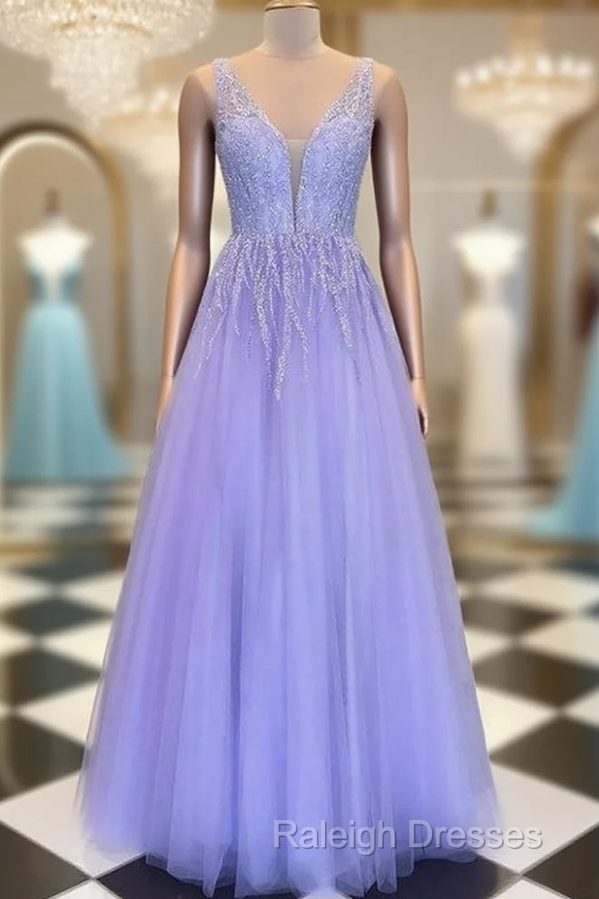 Beading Long Prom Dresses,Evening Dresses,Charming Dance Dress Main image