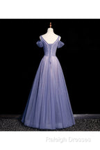 Beautiful Beaded V-Neckline Long Floor Length, A-Line Formal Gown