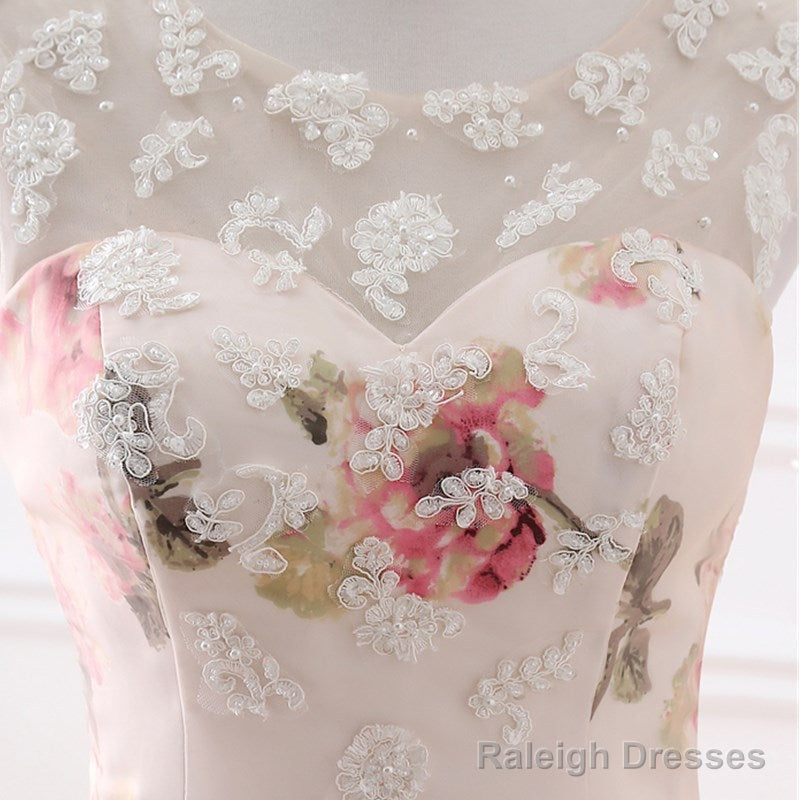 Beautiful Flowers Organza Prom Gowns With Lace Pink Sweet 16 Gowns