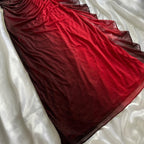 Beautiful Halter Birthday Prom Dress Red Prom Dress