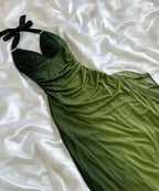Beautiful Halter Birthday Prom Dress Chiffon Prom Dress