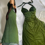 Beautiful Halter Birthday Prom Dress Chiffon Prom Dress