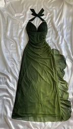 Beautiful Halter Birthday Prom Dress Chiffon Prom Dress