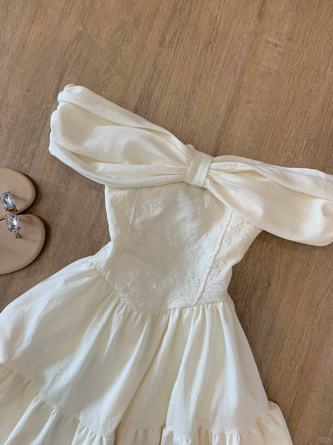 Beautiful One Shoulder Bow Princess A-Line Homecoming Dress Secondary image