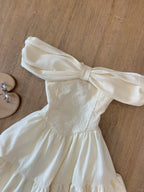 Beautiful One Shoulder Bow Princess A-Line Homecoming Dress