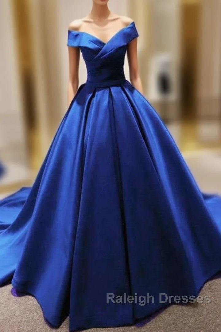 Beautiful Royal Blue Party Dress, Prom Dress , Long Formal Gowns Main image