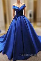 Beautiful Royal Blue Party Dress, Prom Dress , Long Formal Gowns