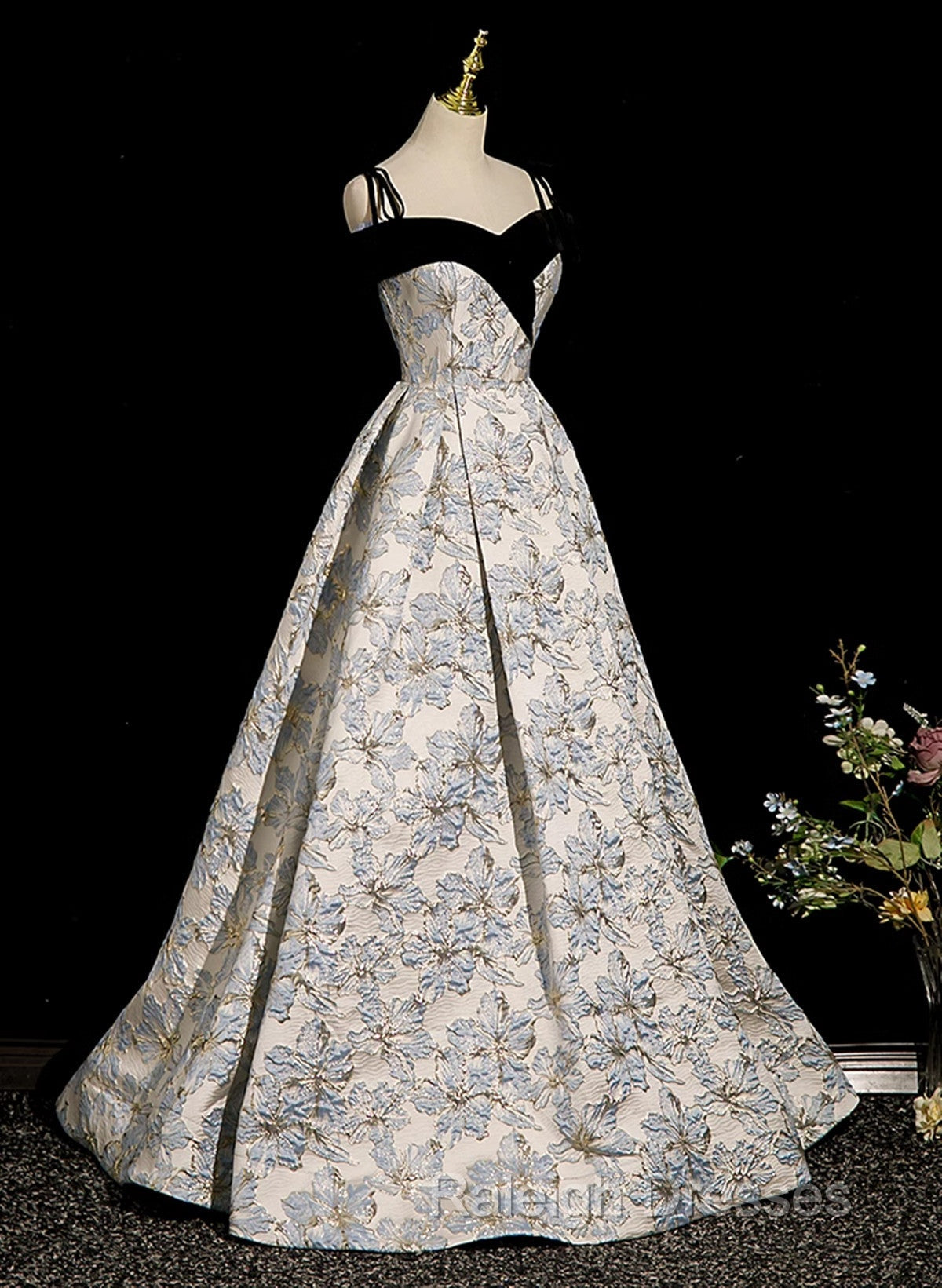 Beautiful Satin Sweetheart Off Shoulder Prom Dress, A-Line Satin Evening Dress