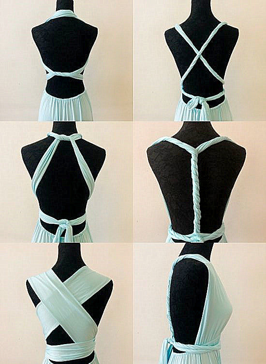 Beautiful Spandex Multi Way Bridesmaid Dresses Women Summer Dresses Convertible Dress Secondary image