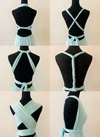 Beautiful Spandex Multi Way Bridesmaid Dresses Women Summer Dresses Convertible Dress