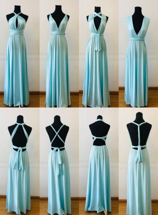 Beautiful Spandex Multi Way Bridesmaid Dresses Women Summer Dresses Convertible Dress Main image