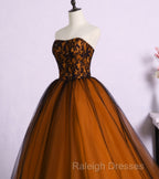 Beautiful Tulle A-Line Ball Gown Sweet 16 Party Dress, Long Prom Dress