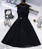 Black A-Line Short Homecoming Dresses