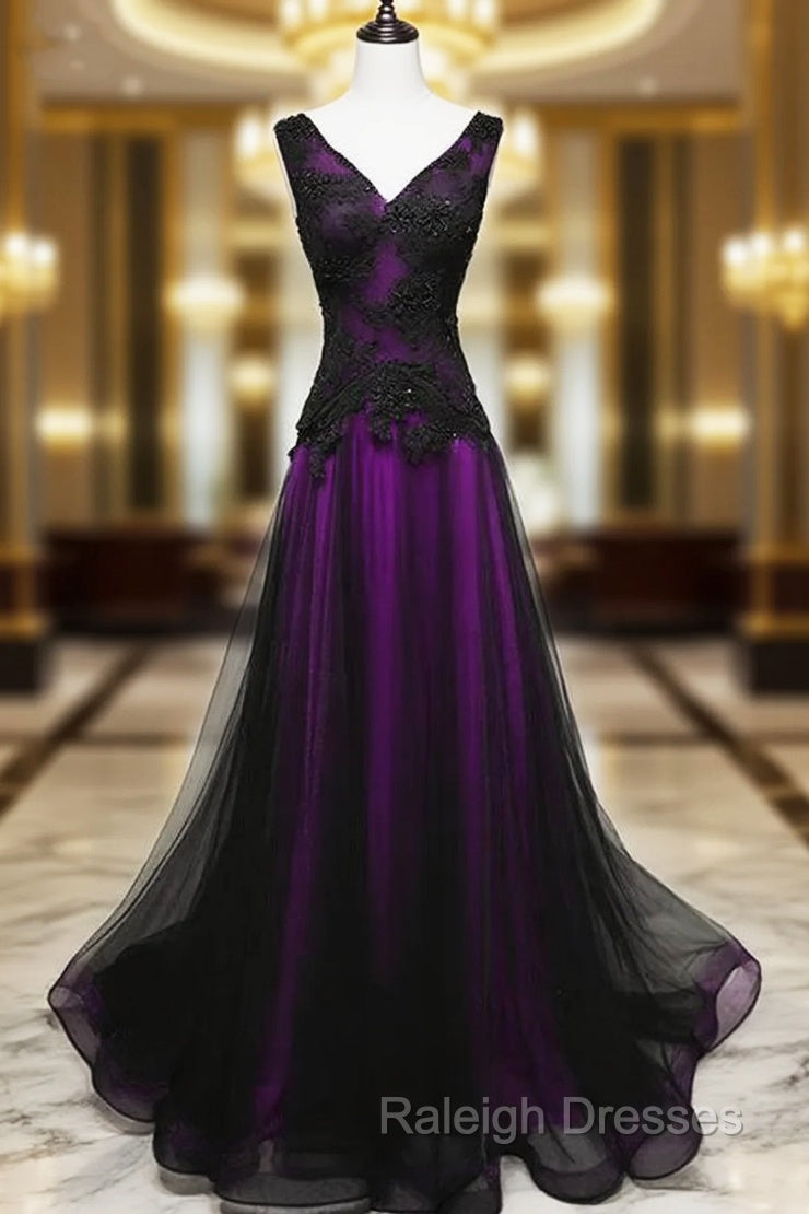 Tulle Long Prom Dress, Elegant Party Womens Dresses