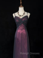 Black and Red Sweetheart Long Formal Dress, Straps Long Prom Dress