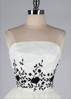 Black And White Homecoming Dress