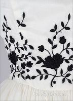 Black And White Homecoming Dress