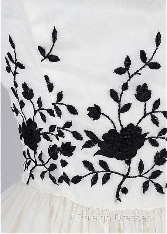 Black And White Homecoming Dress