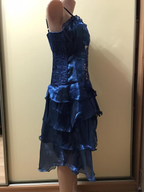 Black Chiffon Beaded Mini Satin Short Prom Dresses Homecoming Dresses
