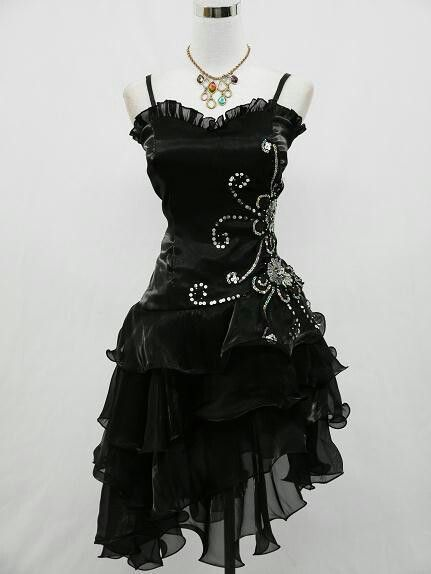 Black Chiffon Beaded Mini Satin Short Prom Dresses Homecoming Dresses