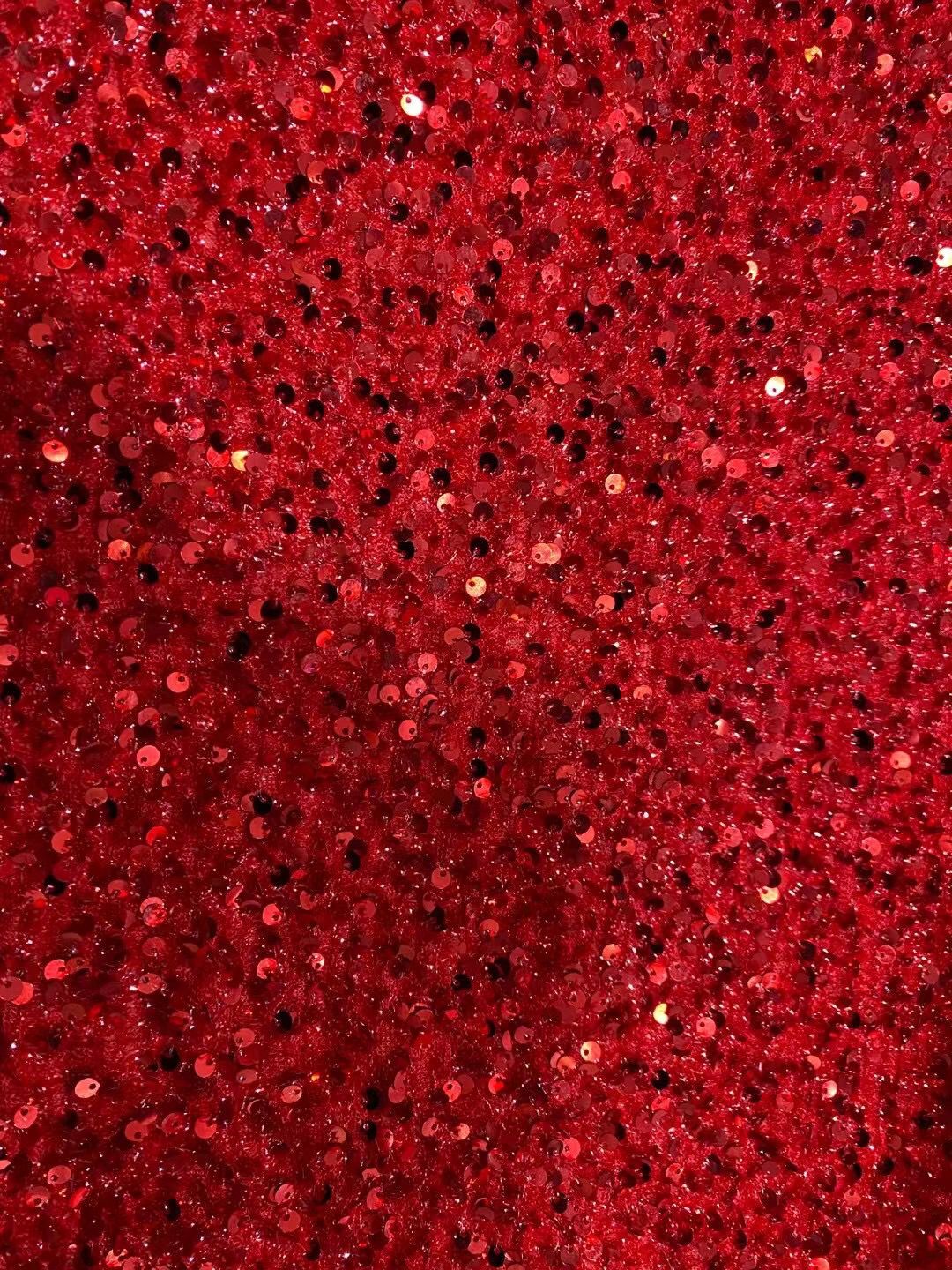 Black Girl Prom Dress One Shoulder Mermaid Red Prom Dress | Cheap Sequins Prom Gown