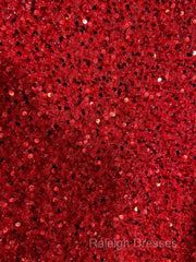 Black Girl Prom Dresses One Shoulder Mermaid Red Prom Dresses | Cheap Sequins Evening Gowns