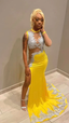Black Girl Yellow Lace Prom Dress Silver Lace Prom Dress Prom Dress