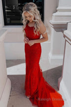 Black Halter Backless Prom Dress