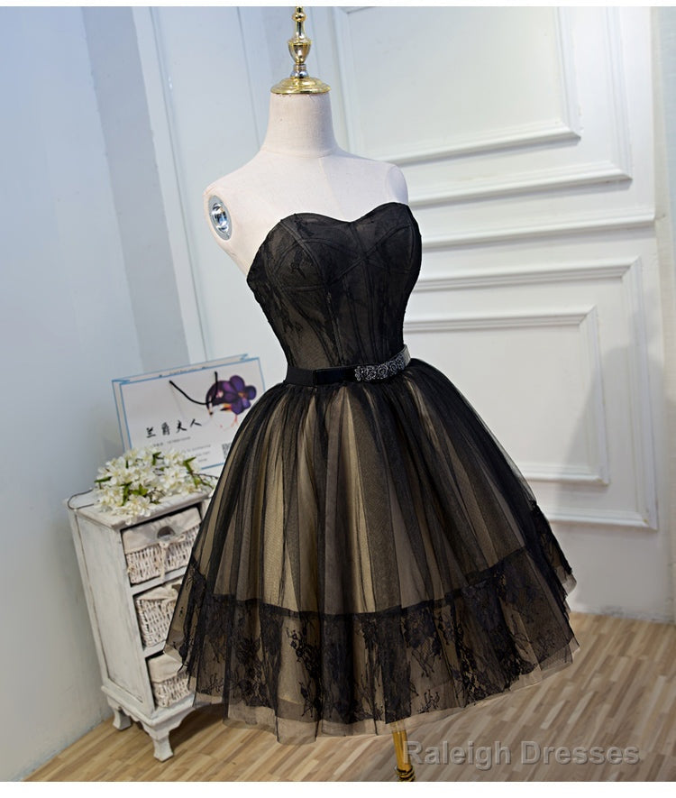 Black Hoco Dress Short Homecoming Dresses Main image