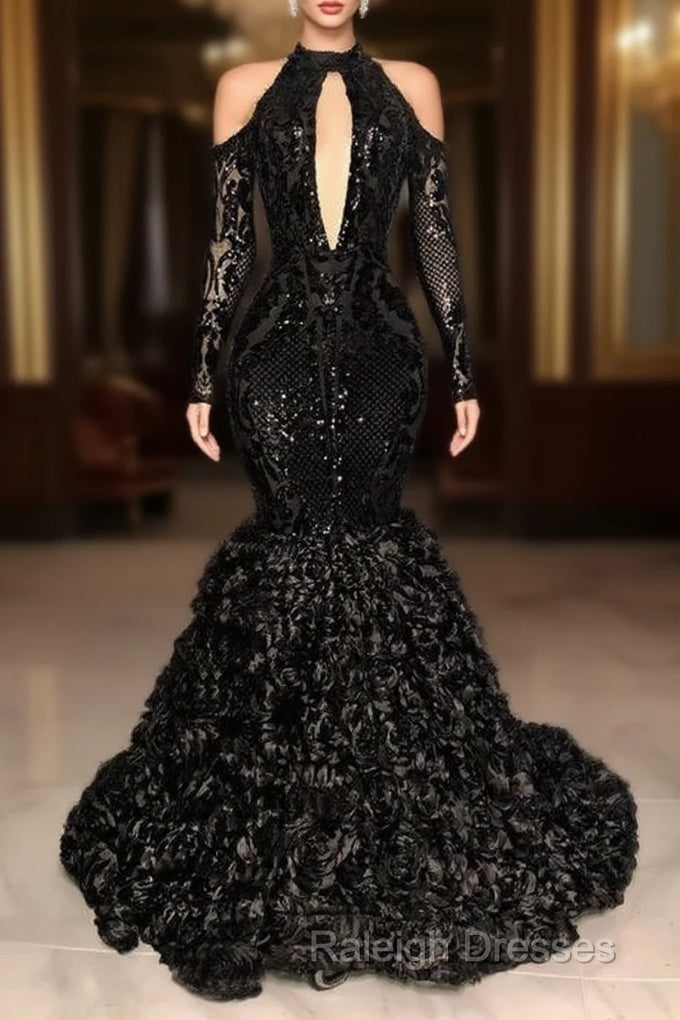 Black Prom Dress Long Prom Dress
