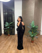 Black Mermaid Long Prom Dresses Fashion Prom Dresses