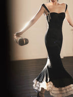 Black Mermaid Prom Dresses Long Sweet Prom Dresses